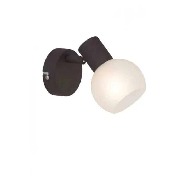Brilliant Gabon Muurspot Bruin, 1-licht Koopje