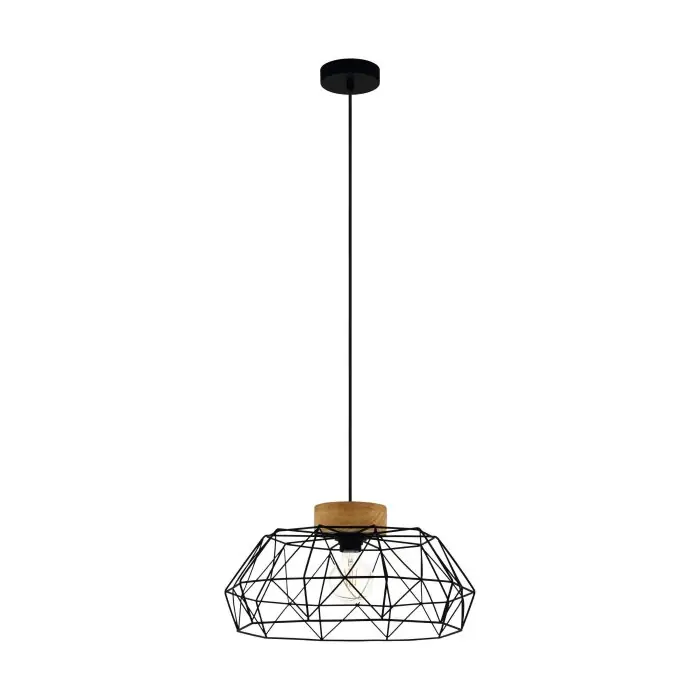 Eglo PADSTOW Hanger Bruin, Zwart, 1-licht Populair