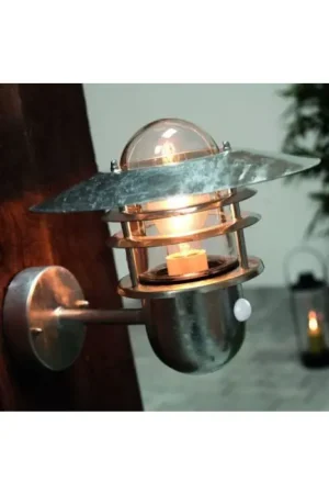 Voordeelprijs Nordlux AGGER Buiten muurverlichting Gegalvaniseerd, 1-licht, Bewegingsmelder