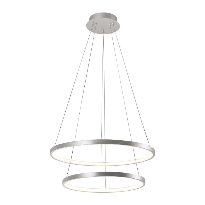 Must-Have Leuchten-Direkt CIRCLE Hanglamp LED Zilver, 1-licht