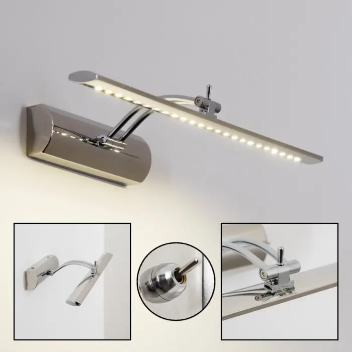 Liberia Displaylamp LED Chroom, 1-licht Finale Uitverkoop