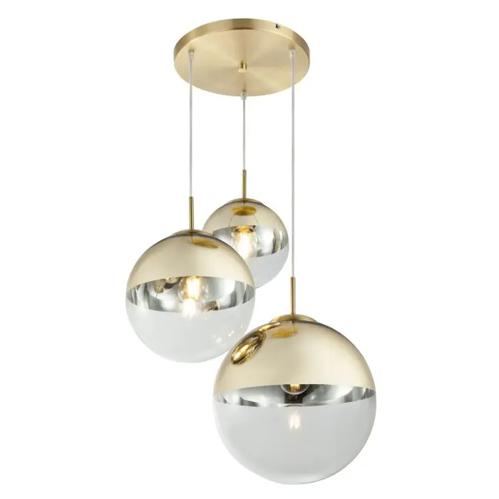 Globo VARUS Hanger Goud, 3-lichts Exclusieve Aanbieding