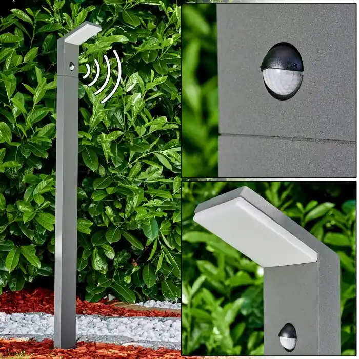 Weekendaanbieding Korup Padverlichting LED Antraciet, 1-licht, Bewegingsmelder