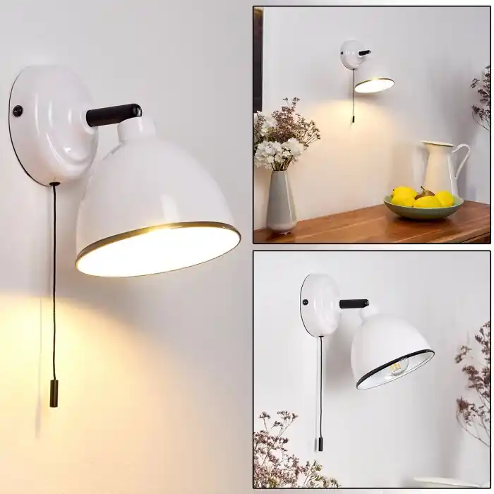 Catharine Muurlamp Wit, 1-licht Nieuw
