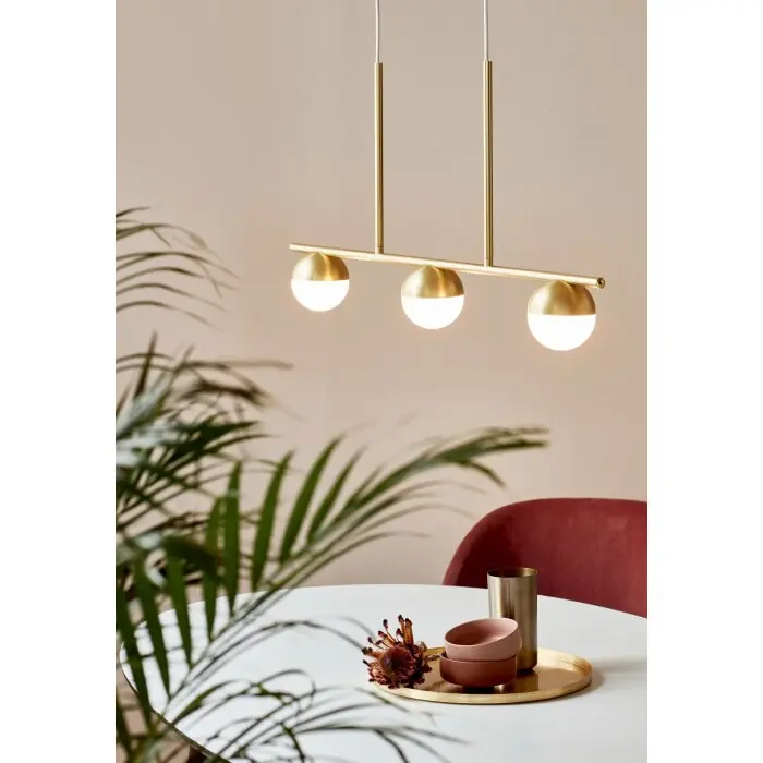 Flitsaanbieding Nordlux CONTINA Hanglamp Messing, 3-lichts