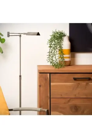 Aanbieding Lucide NUVOLA Staande lamp LED Chroom, 1-licht