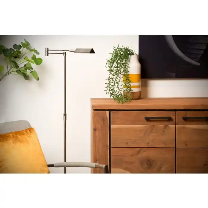 Aanbieding Lucide NUVOLA Staande lamp LED Chroom, 1-licht