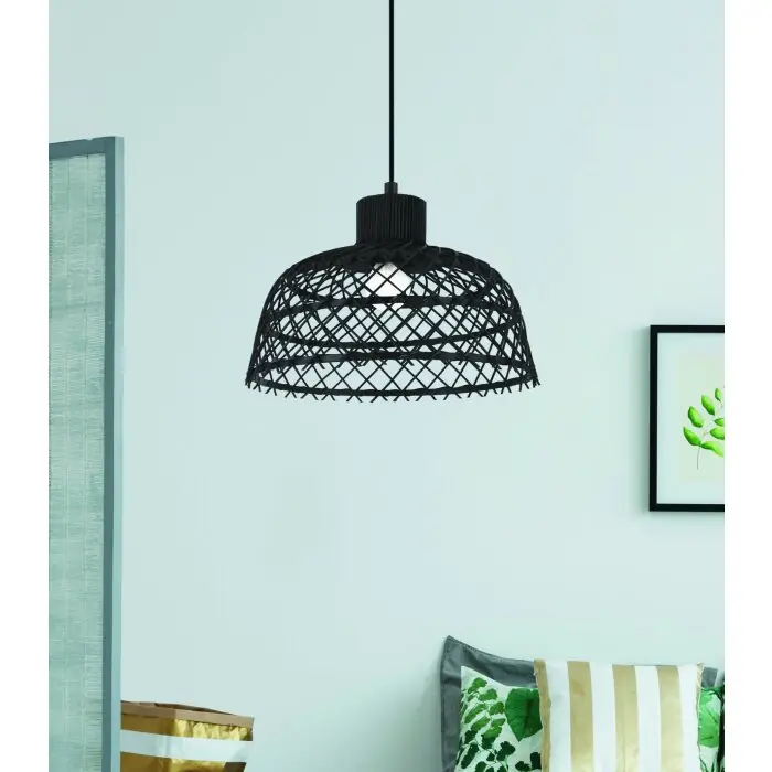 Direct Beschikbaar Eglo AUSNBY Hanger Zwart, 1-licht