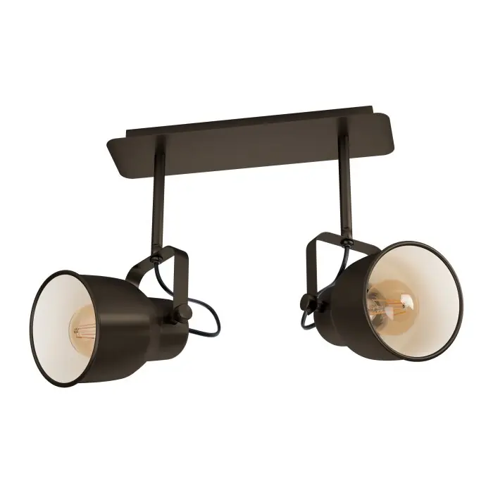 Eglo MITCHLEY Plafondlamp Brons, Cream, 2-lichts Tijdelijk Beschikbaar