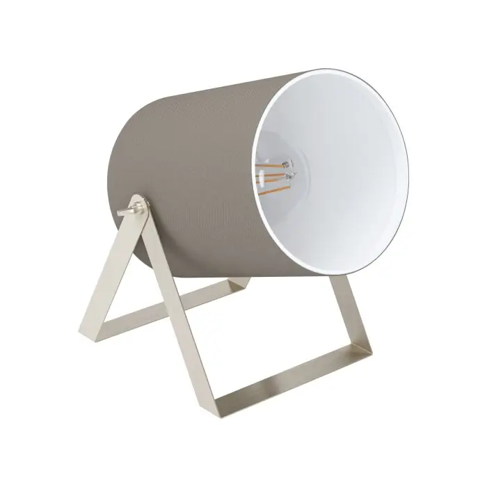 Dagaanbieding Eglo VILLABATE Tafellamp Nikkel mat, 1-licht