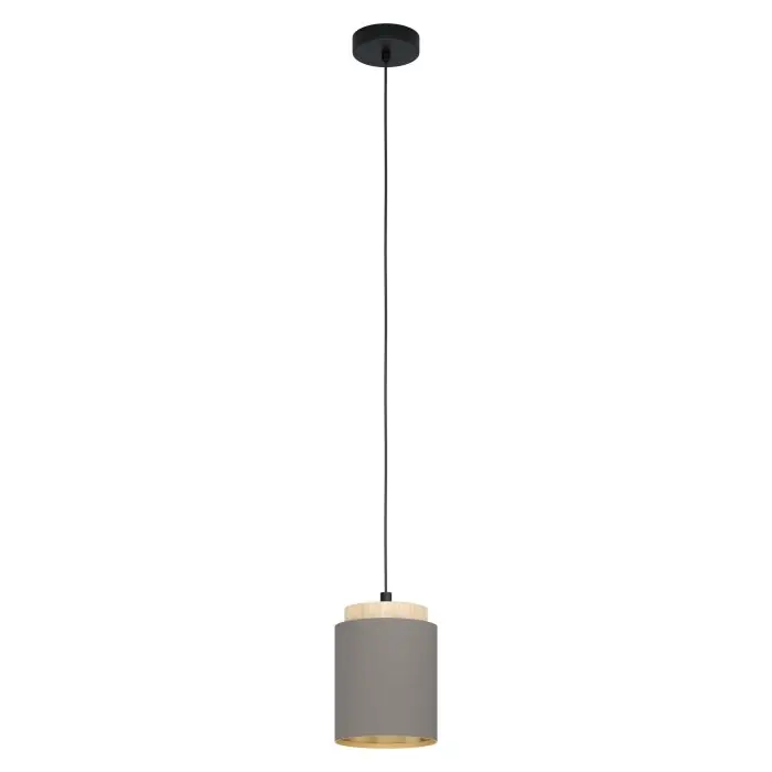 Eglo ALBARIZA Hanger Bruin, Zwart, 1-licht Populair