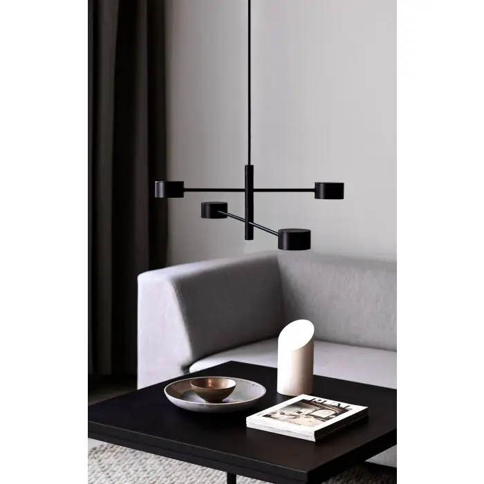 Nu Kopen Nordlux CLYDE Hanglamp LED Zwart, 4-lichts