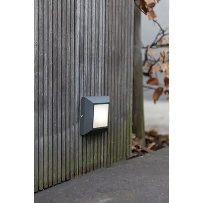 LUTEC HELENA Buiten muurverlichting LED Antraciet, 1-licht Lage Kosten
