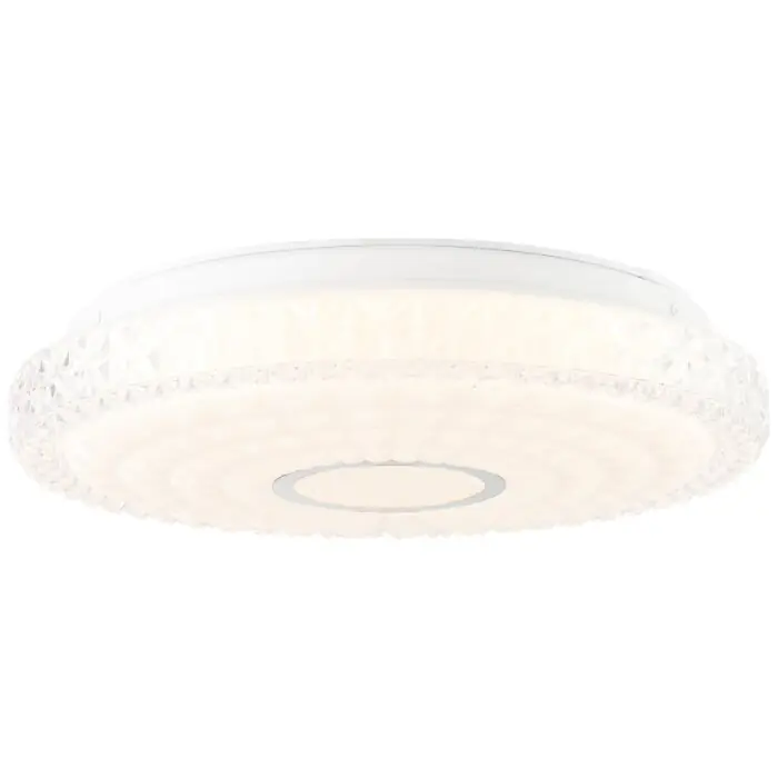Finale Uitverkoop Brilliant ADRIA Plafondlamp LED Chroom, Wit, 2-lichts