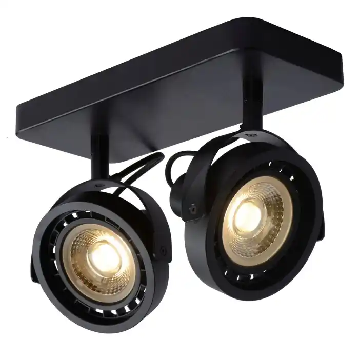 Lucide TALA Plafond straler LED Zwart, 2-lichts Uitverkoop