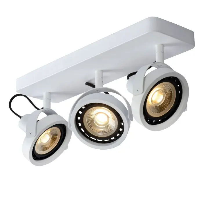 Superprijs Lucide TALA Plafond straler LED Wit, 3-lichts
