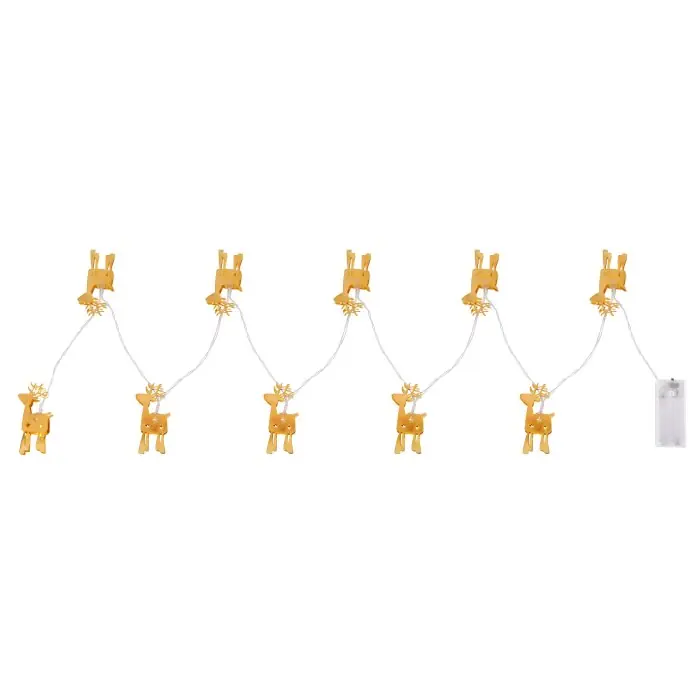 Premium Globo BAILY Lichtketting LED Goud, 10-lichts