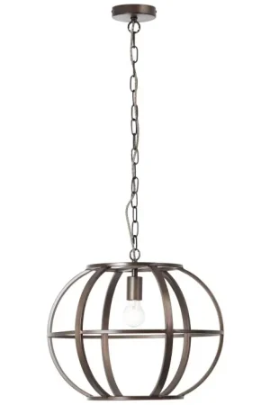 Actieprijs Brilliant Basia Hanglamp Bruin, Brons, Gebrandschilderd, 1-licht