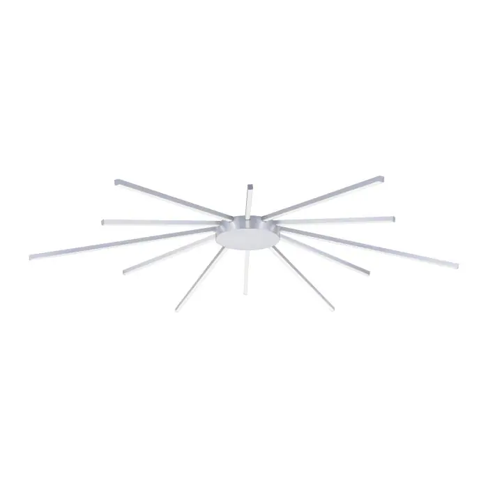 Nieuw Paul Neuhaus Q-SUNSHINE Plafondlamp LED Aluminium, 12-lichts, Afstandsbediening