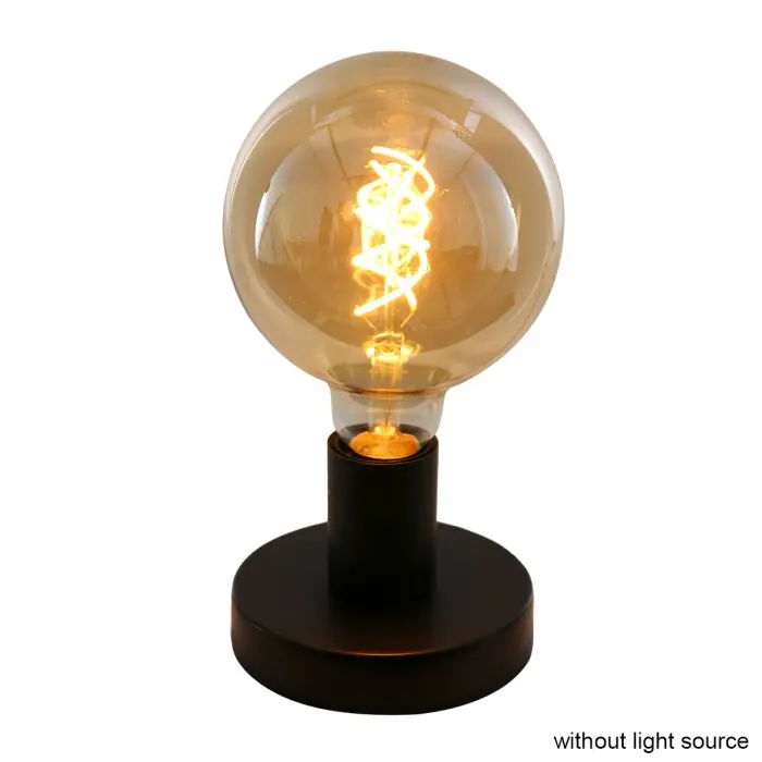 Betrouwbaar Steinhauer Minimalics Tafellamp Zwart, 1-licht