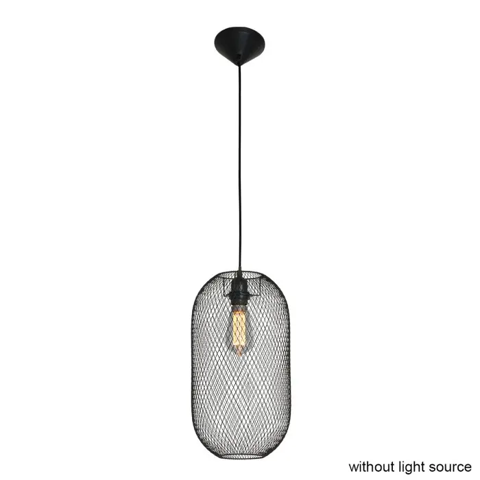 Premium Steinhauer Bodine Hanglamp Zwart, 1-licht