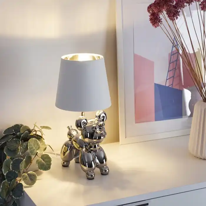 Meest Verkocht Inupal Tafellamp Zilver, 1-licht
