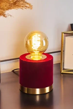 Weruga Tafellamp Messing, Red, 1-licht Flitsaanbieding