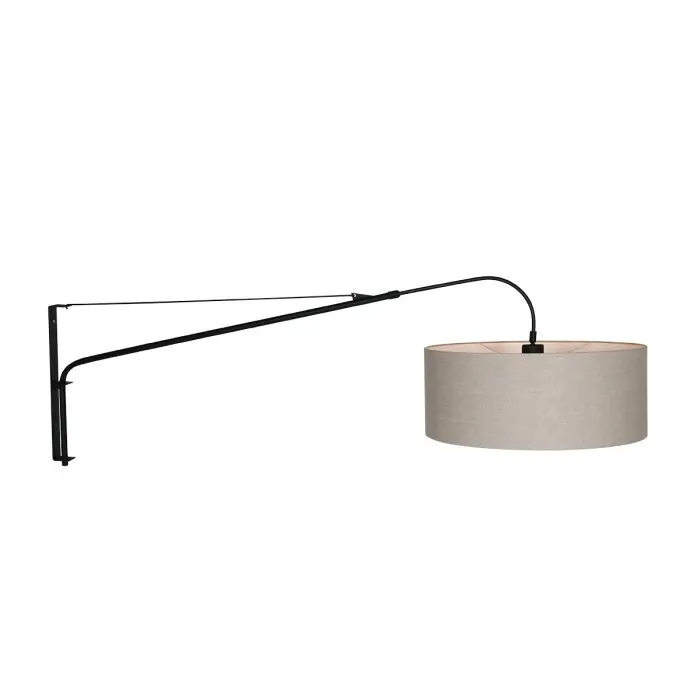 Steinhauer Gramineus Muurlamp Grijs, Zwart, 1-licht Gratis Retour