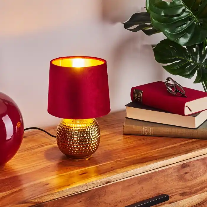 Superprijs Beddie Tafellamp Goud, 1-licht