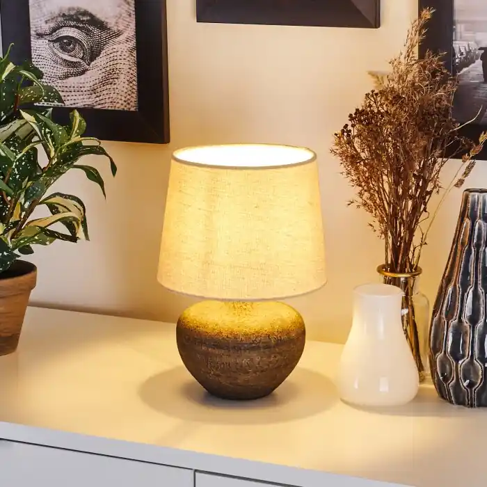 Must-Have Exchange Tafellamp Bruin, 1-licht