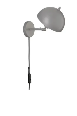 Lage Prijs SCHÖNER WOHNEN-Kollektion KIA Muurlamp Grijs, 1-licht