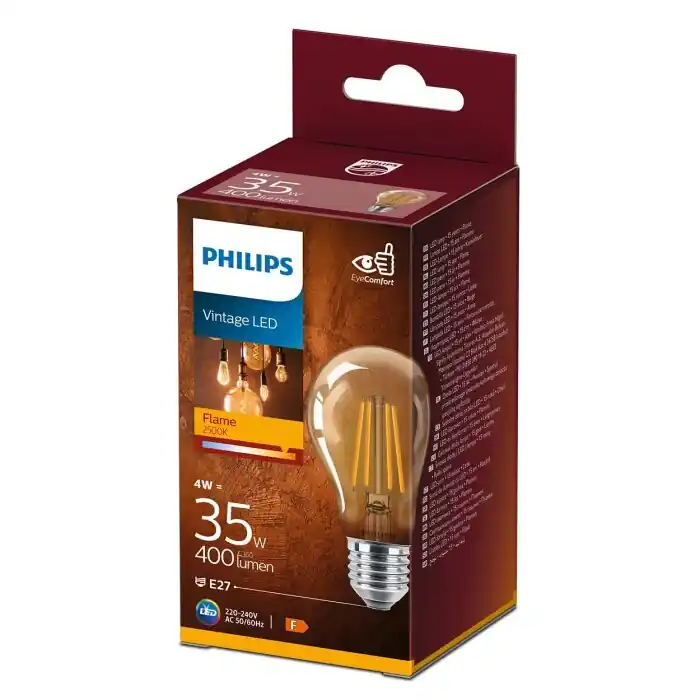 Philips LED E27 4 Watt 2500 Kelvin 400 Lumen Lage Kosten