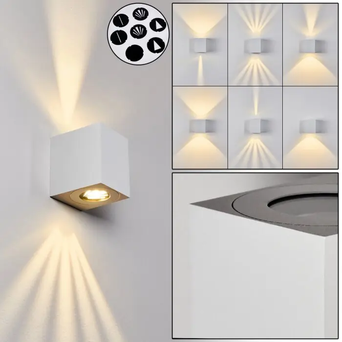 Mora Buiten muurverlichting LED Wit, 2-lichts Dagaanbieding