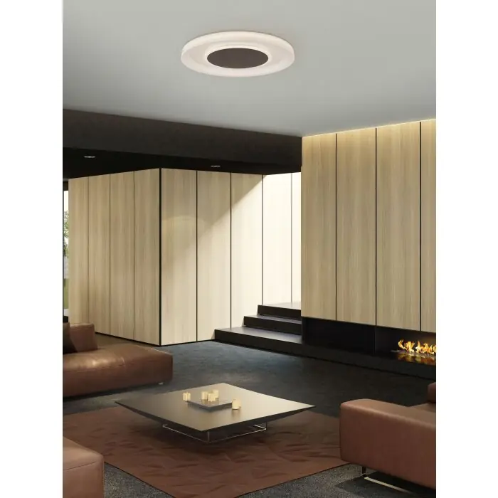 Gecertificeerd Mantra MOCA Plafondlamp LED Bruin, Wit, 1-licht