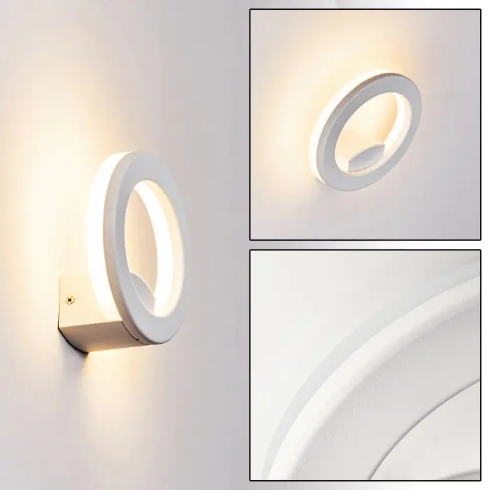 Voordeelprijs Nevis Muurlamp LED Wit, 1-licht