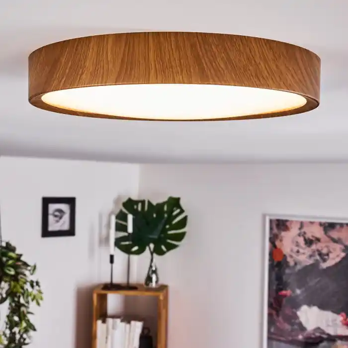 Exclusieve Aanbieding Nexo Plafondlamp LED Hout donker, 1-licht