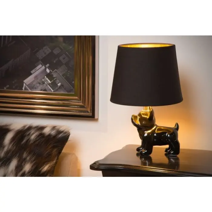 Nieuw Lucide SIR WINSTON Tafellamp Zwart, 1-licht