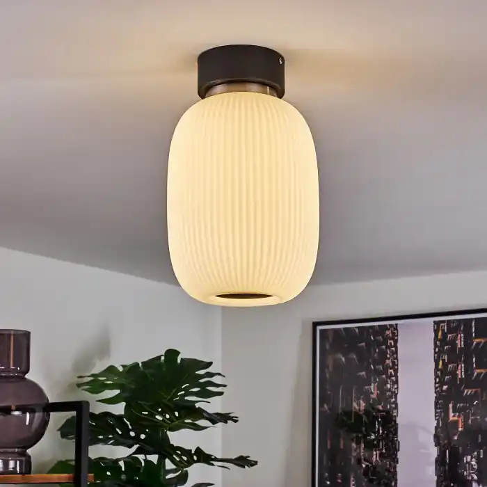 Sebep Plafondlamp LED Zwart, 1-licht Lage Kosten