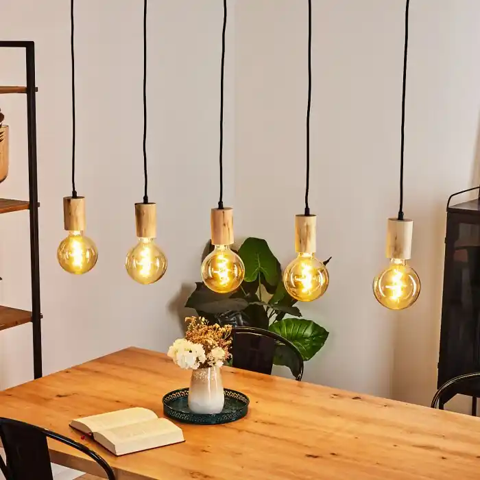 Vasanello Hanger Zwart, 5-lichts Lage Prijs