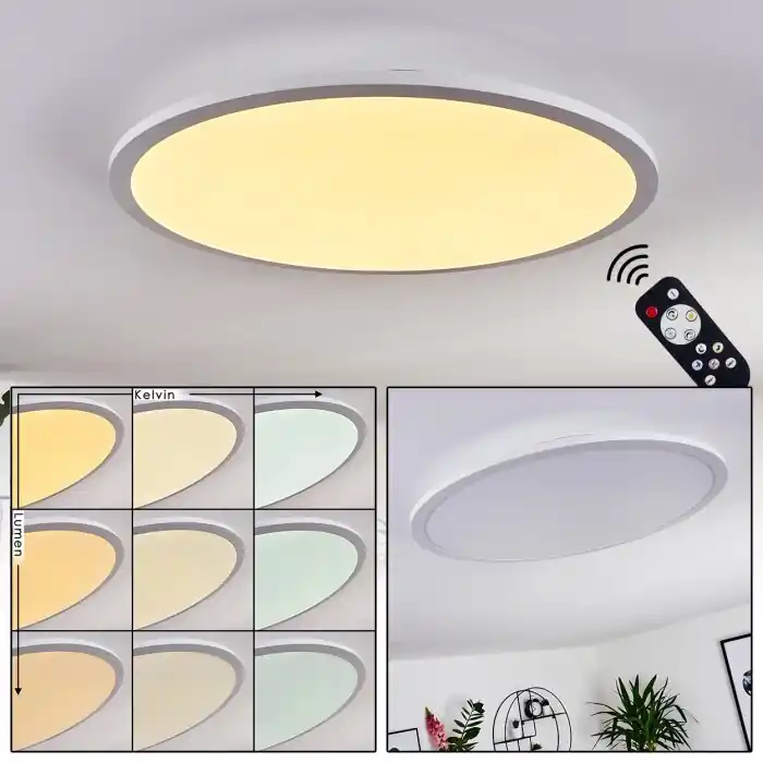 Shop Nu Sani Plafondpaneel LED Wit, 1-licht, Afstandsbediening