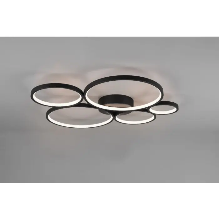 Bestseller Trio Rondo Plafondlamp LED Zwart, 1-licht
