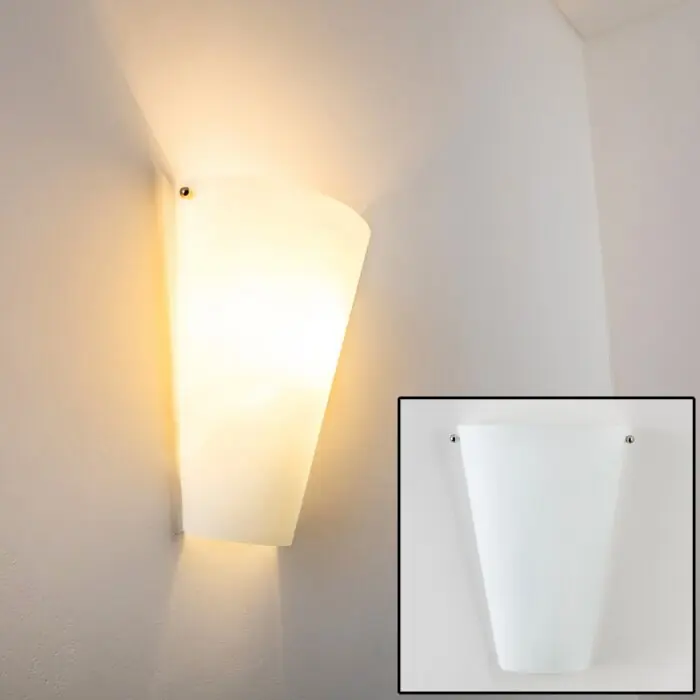 Zera Muurlamp Aluminium, Wit, 1-licht Lage Prijs