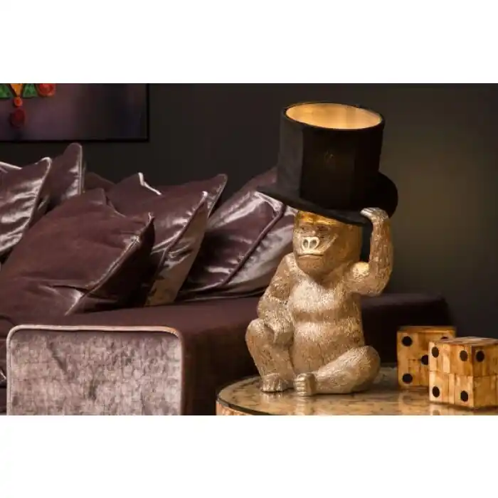 Seizoensaanbieding Lucide GUST Tafellamp Goud, 1-licht