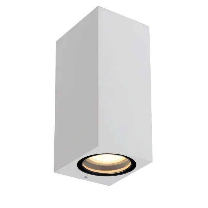 Lucide ZARO Buiten muurverlichting Wit, 2-lichts Snelle Levering