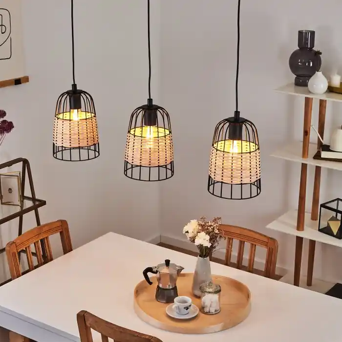 Recinto Hanglamp Zwart, 3-lichts Hete Deal