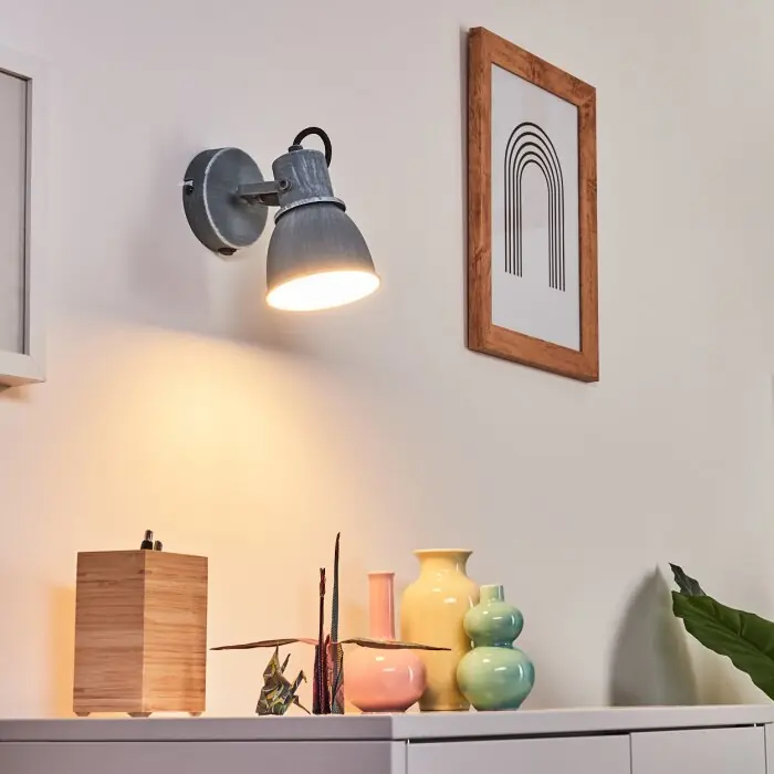 Susus Plafondlamp Grijs, 1-licht Voordeelprijs