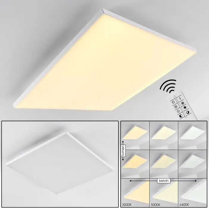 Bankura Plafondlamp LED Wit, 1-licht, Afstandsbediening Alleen Vandaag