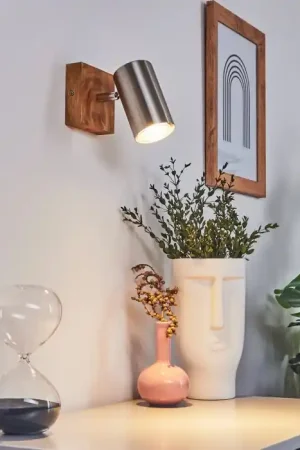 Zuoz Plafondlamp Hout licht, 1-licht Flitsaanbieding