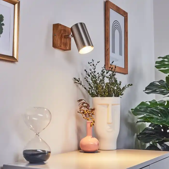 Zuoz Plafondlamp Hout licht, 1-licht Flitsaanbieding