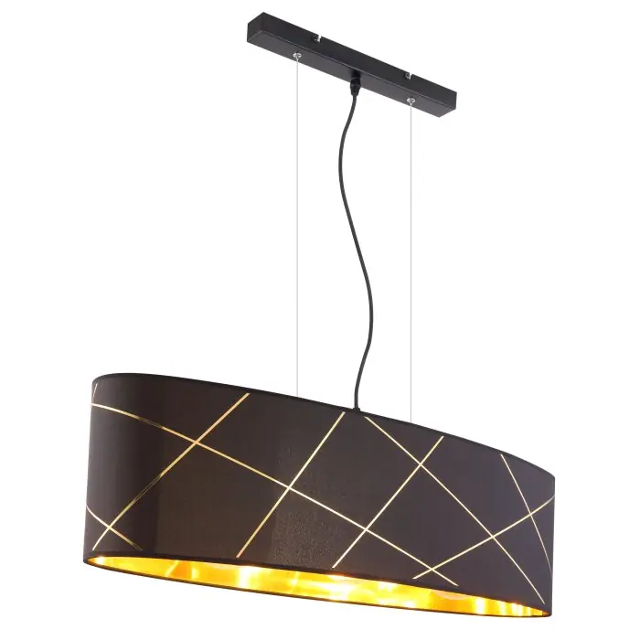 Globo BEMMO Hanger Zwart, 3-lichts Direct Beschikbaar